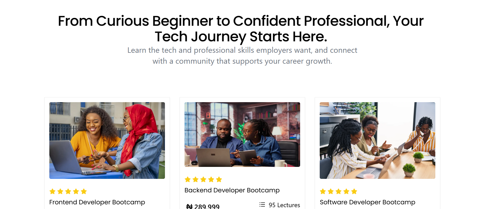 Landing page